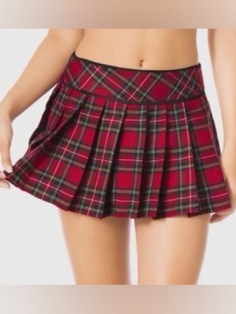 ☀️ La Senza ☀️ plaid pleated mini skirt